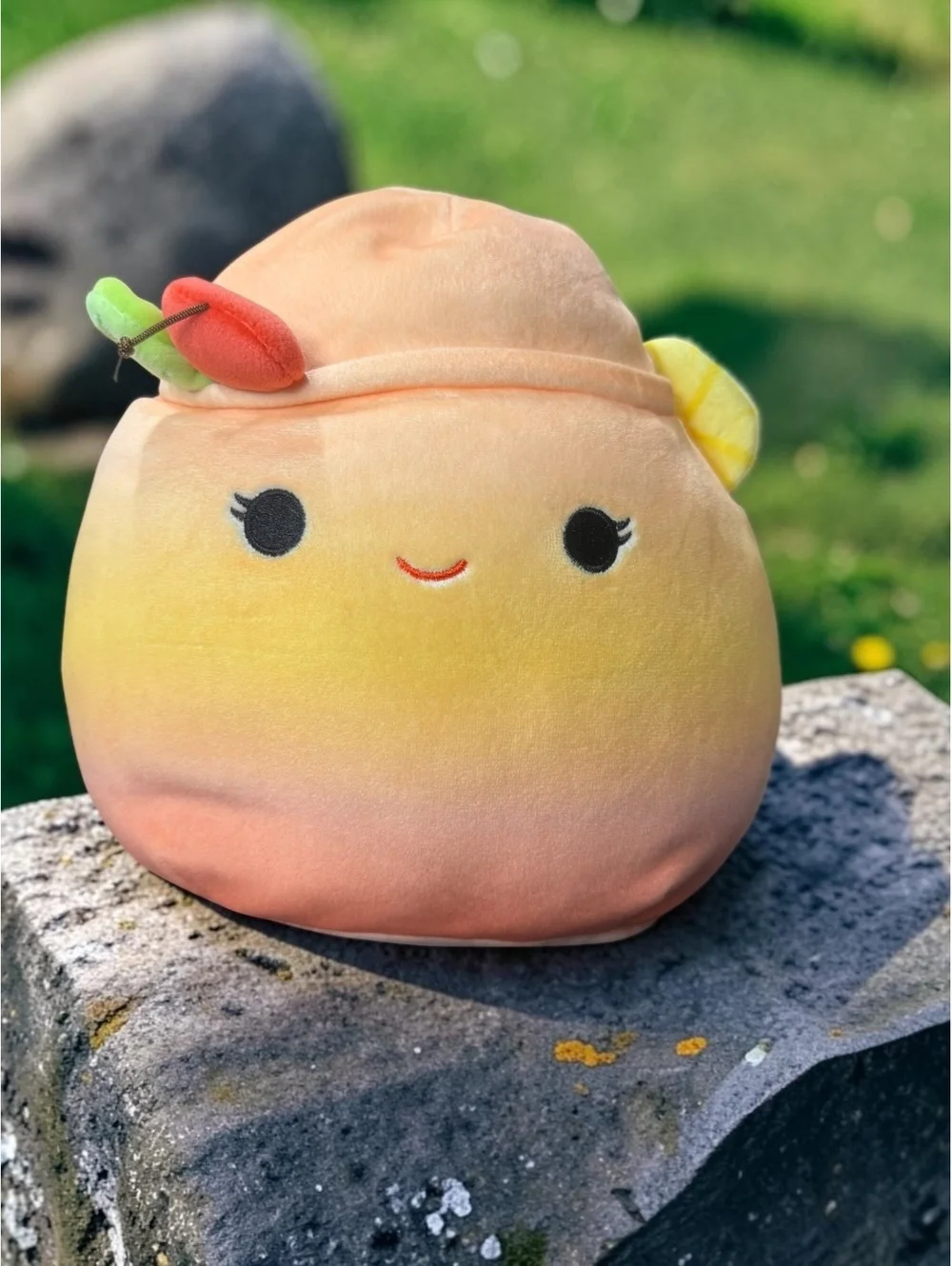 Squishmallows Susan the Mai Tai 7.5” Tropical Drink Cocktail Plush Kellytoy